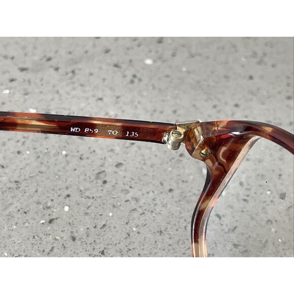 Vintage Retro Wilshire Designs Eyeglasses Frames Only WD 859 to 135 Tortoise - Picture 8 of 13